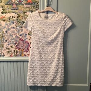 Trina Turk Scalloped Shift Dress